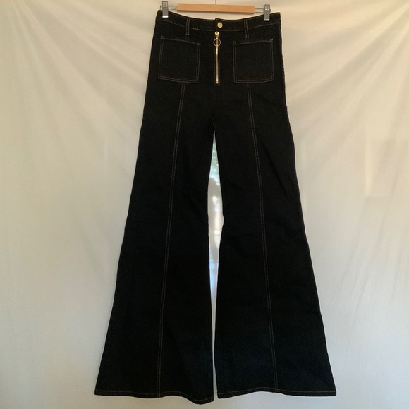 Stoned Immaculate Denim - Stoned Immaculate Bardot High Waisted Bells